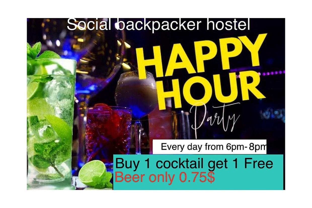 Social Backpacker Hostel & Rooftop Bar Battambang Eksteriør billede